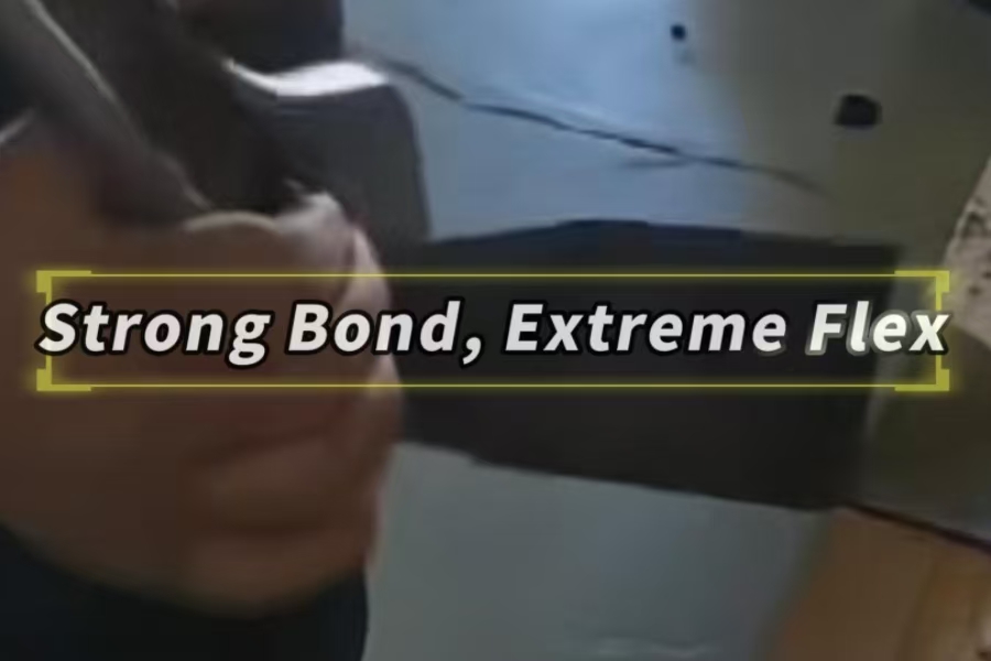 柔軟なアクリル接着剤試験